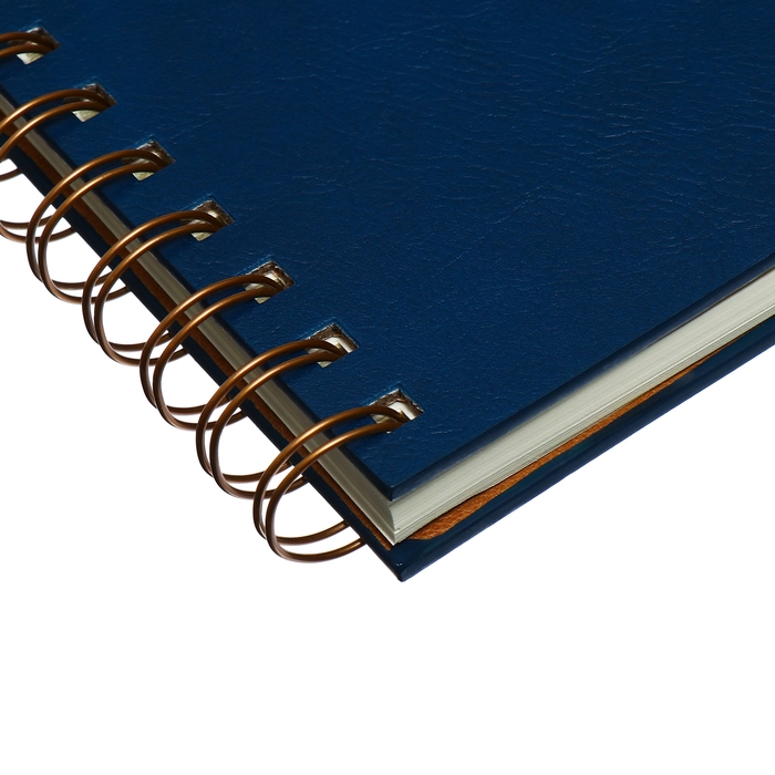 Органайзер на гребне, А5, 80л, клетка, обл.кожзам, с хлястиком, синий Органайзер на гребне, А5, 80л, клетка, обл.кожзам, с хлястиком, синий