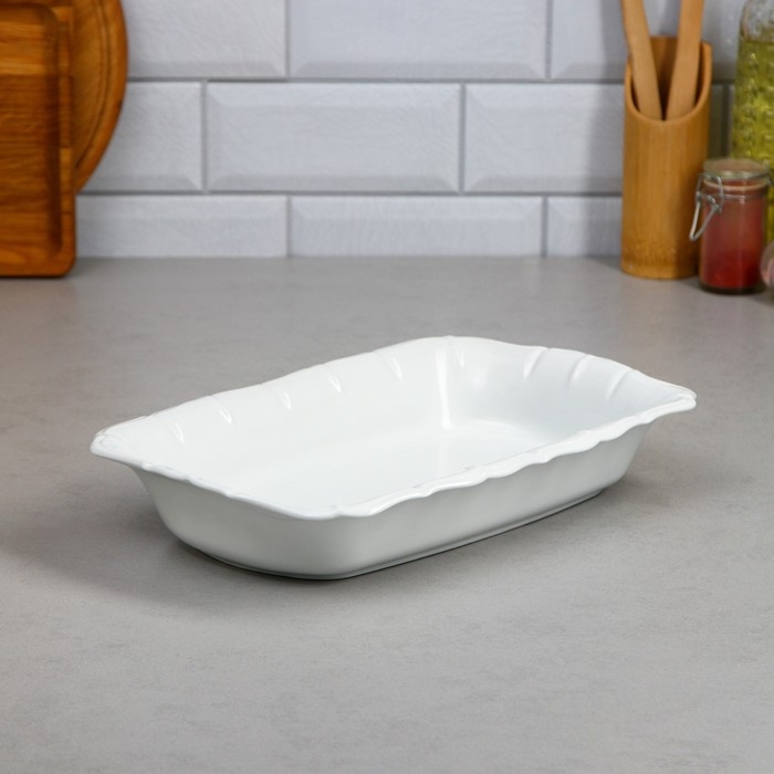 Форма для запекания, прямоугольная, 2 л, фарфор, Иран Форма для запекания, прямоугольная, 2 л, фарфор, Иран