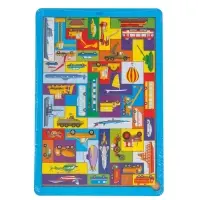 Головоломка тетрис Лесная мастерская &laquo;Большой транспорт&raquo;, 44 детали