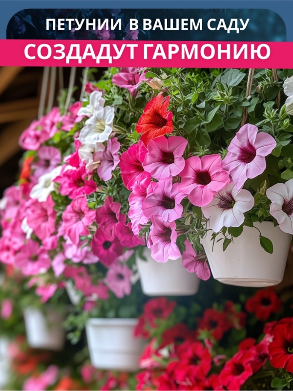 Набор семян петунии Тайдал вейв