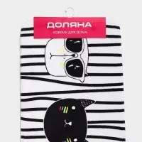 Коврик для ванной и туалета Доляна &laquo;Коты&raquo;, 45&times;120 см