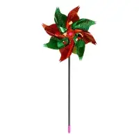 Ветерок &laquo;Вертушка Цветик&raquo;, садовая, 20&times;30 см, набор 3 шт., МИКС