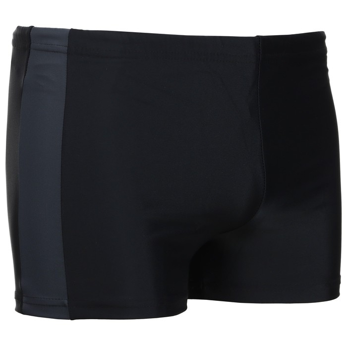 Плавки для плавания ONLYTOP, р. 46, цвет чёрный/серый Плавки для плавания ONLYTOP, р. 46, цвет чёрный/серый