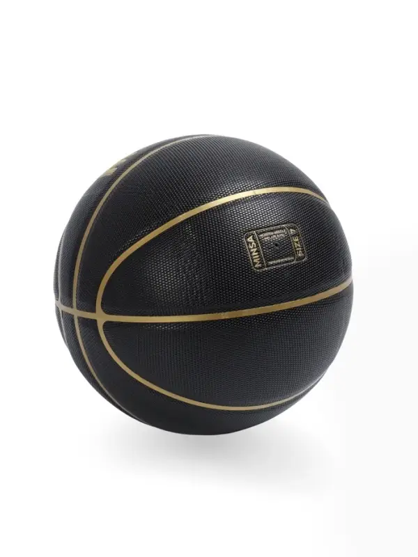 Баскетбольный мяч MINSA, клееный, 8 панелей, р. 7, PU, бутиловая камера