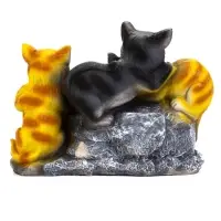 Садовая фигура 21,5 х 29 х 11 см Три котенка "Привет"