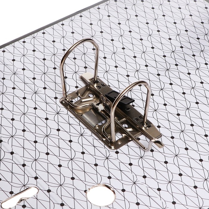 Папка-регистратор 75мм, А4, Calligrata Папка-регистратор 75мм, А4, Calligrata "Mega", бумвинил, с карманом на корешке, нижний металлический кант, серая