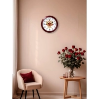 Часы настенные Troyka 11131176 круг., d290мм, плав.ход, пластик