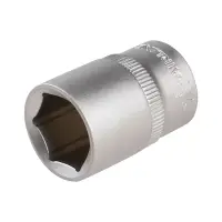 Головка торцевая 1/2"DR шестигранная 18мм, L=38мм пласт.подвес