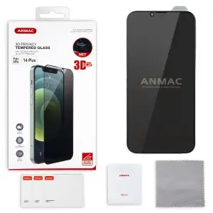 Защитное стекло для iPhone 14 Plus ANMAC 3D Privacy с сеточкой Арт. 1137426