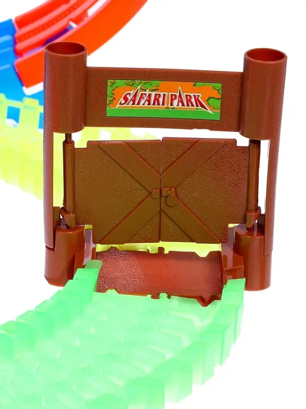 Автотрек &laquo;Магический Трек&raquo;, гибкий, светится в темноте, 132/145 детали, мёртвая петля, МИКС