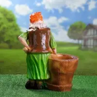 Фигурное кашпо "Бабка-Ежка" 53см