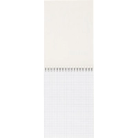 Блокнот А5 60л Attache Nature Beige flowers клет,65г,100%,греб,карт,ВД-лак