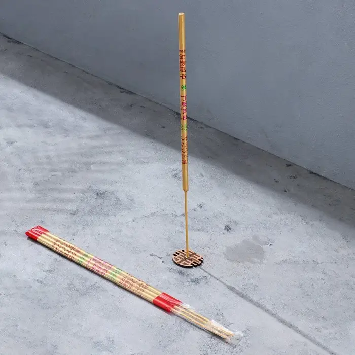 Набор ГИГАНТСКИХ благовоний буддийских "Сандал", 3 штуки, 48,5 х 1,2 см