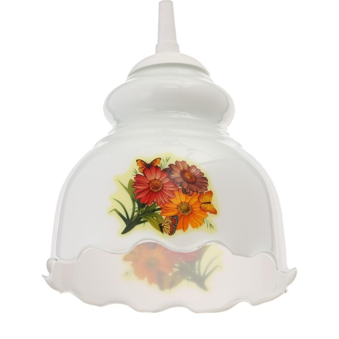 Светильник BayerLux Светильник BayerLux "Елена" 1 лампа E27 60 Вт молочный ( рис.МИКС)