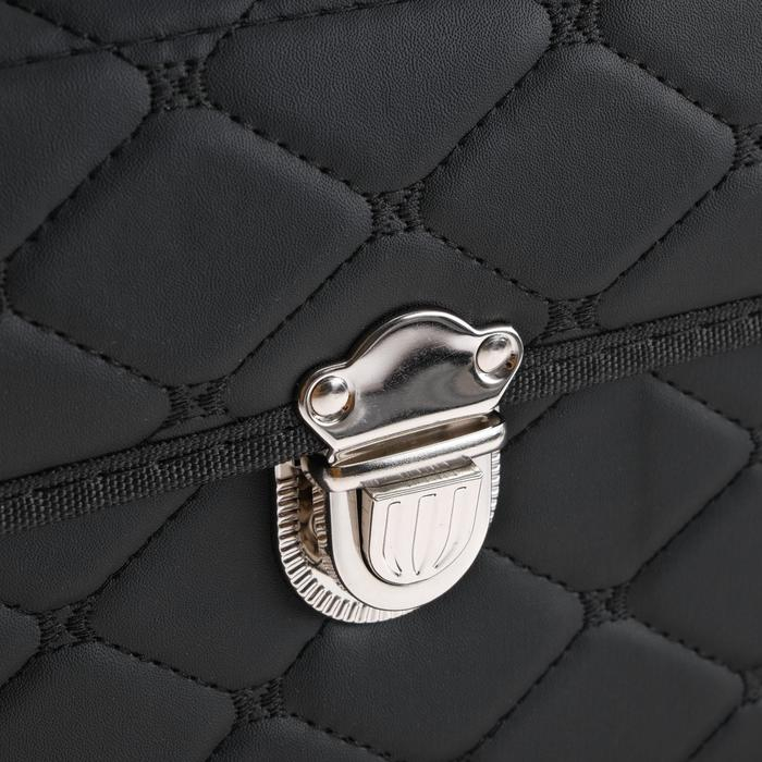 Органайзер кофр в багажник автомобиля HT-095, саквояж 68×32×30 см, черный, экокожа Органайзер кофр в багажник автомобиля HT-095, саквояж 68×32×30 см, черный, экокожа