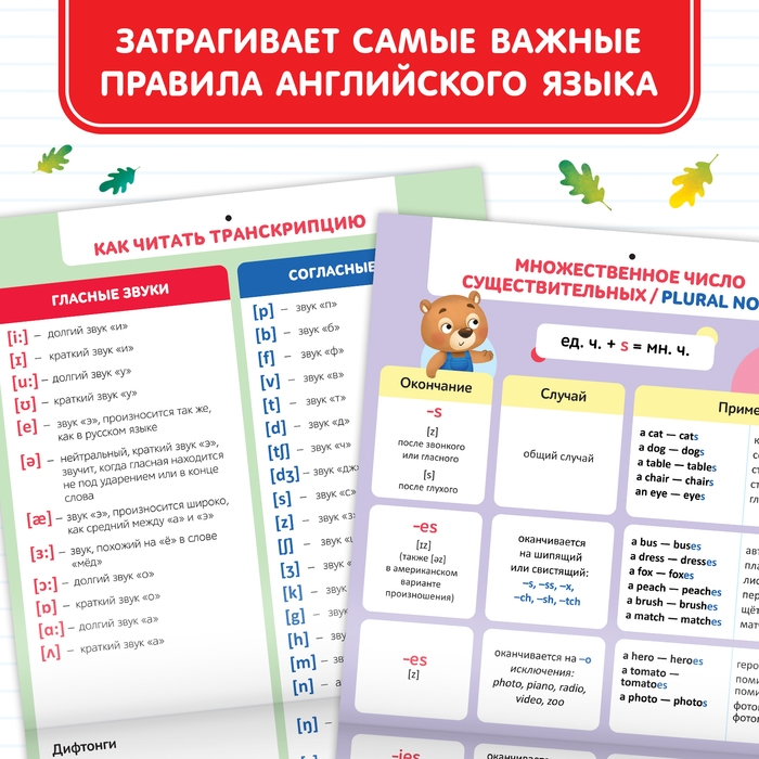 Обучающие плакаты «English. Английский язык», 28 стр. Обучающие плакаты «English. Английский язык», 28 стр.