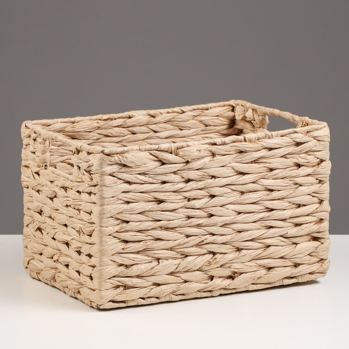 Корзина стеллажная Корзина стеллажная "Колос", 31х22х19 см, бежеый