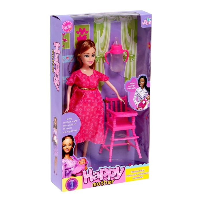 Кукла-модель «Наташа» беременная, с аксессуарами, МИКС Кукла-модель «Наташа» беременная, с аксессуарами, МИКС