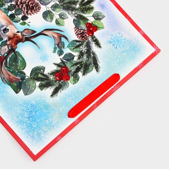 Пакет ламинированный вертикальный Пакет ламинированный вертикальный "Оленёнок", L 31 × 40 × 12 см