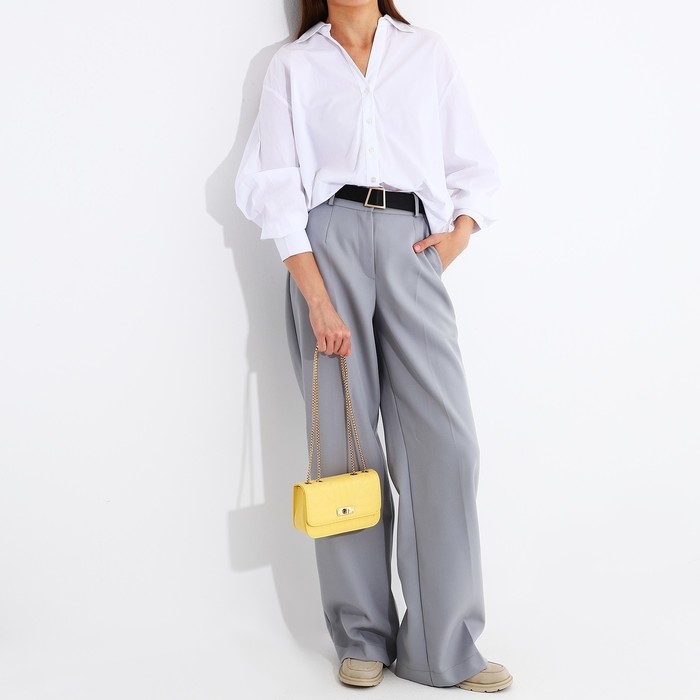 Сумка-мессенджер на клапане, цвет жёлтый Сумка-мессенджер на клапане, цвет жёлтый