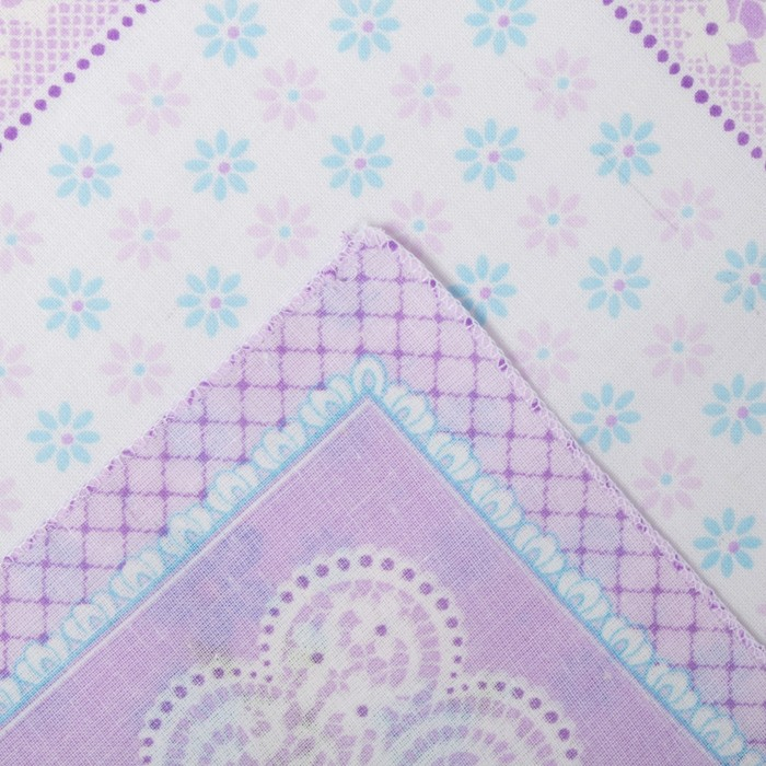 Платки носовые женские Этель  Платки носовые женские Этель "Нежность" 30*30 см, (набор 12 шт), рис. МИКС,100% хл