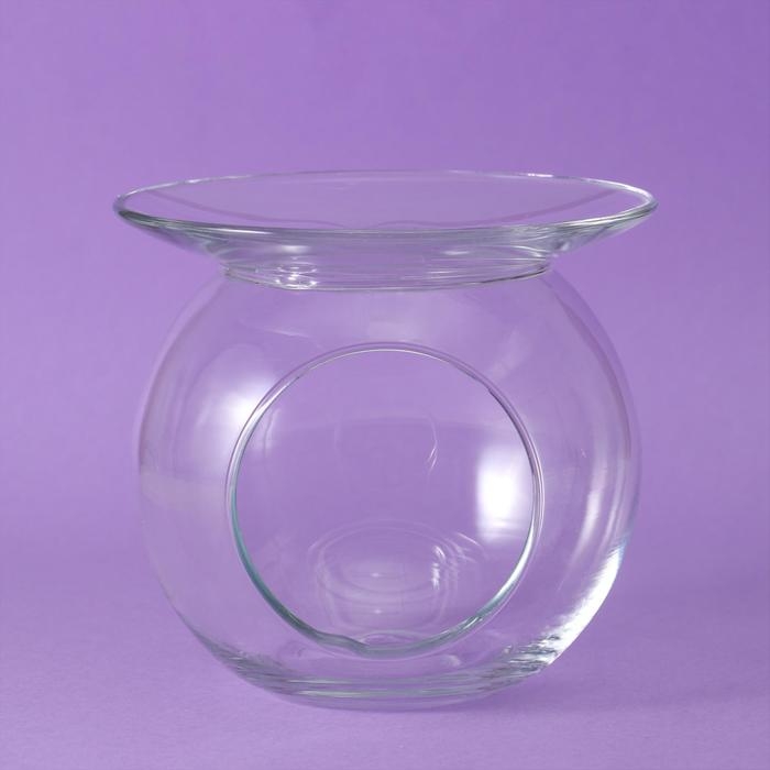 Стеклянный подсвечник с наполнителем  Стеклянный подсвечник с наполнителем "Шоколад", ароматизатор, 16х16 см