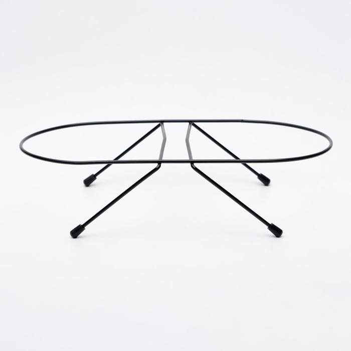 Набор из 2  мисок на подставке,  2 х 700 мл, чёрная подставка Набор из 2  мисок на подставке,  2 х 700 мл, чёрная подставка