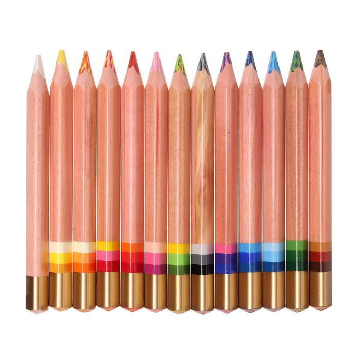 Карандаши многоцветные Koh-I-Noor jumbo MAGIC 3404, 12 штук, с ластиком и точилкой, в картонной упаковке, с европодвесом Карандаши многоцветные Koh-I-Noor jumbo MAGIC 3404, 12 штук, с ластиком и точилкой, в картонной упаковке, с европодвесом