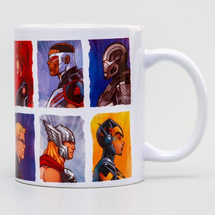 Кружка сублимация, 350 мл Кружка сублимация, 350 мл "Супер-герои", Мстители