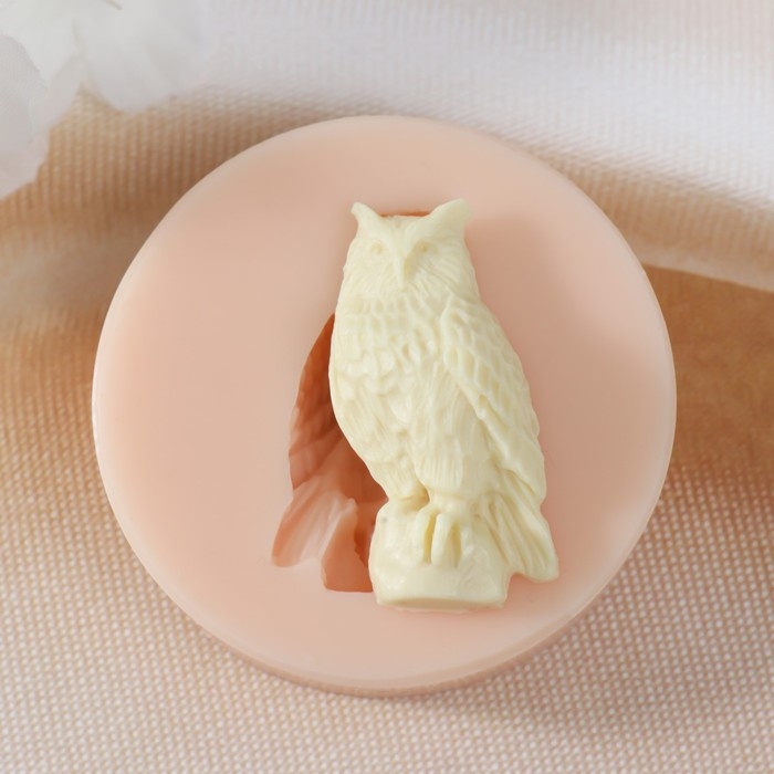 Молд силикон Молд силикон "Сова на камне" 4х2х1,1 см