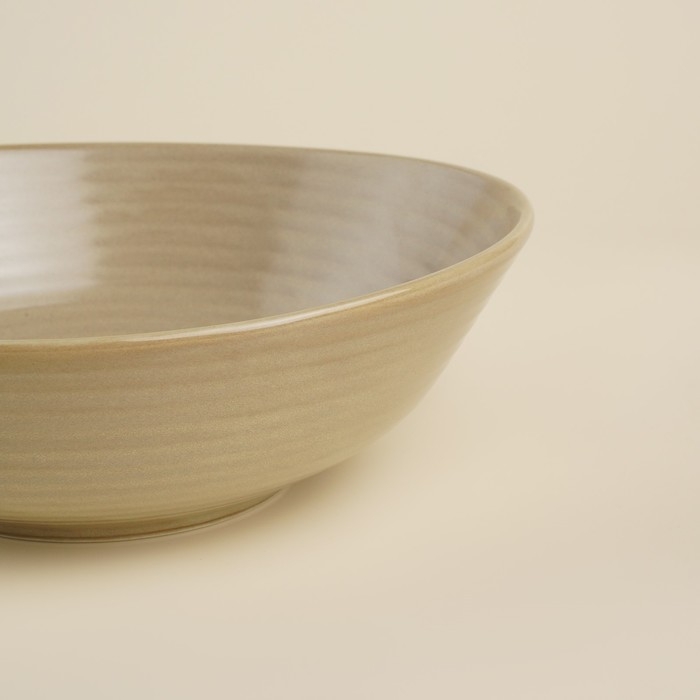 Салатник фарфоровый SL Home «Песчаный бриз», 700 мл, цвет бежевый