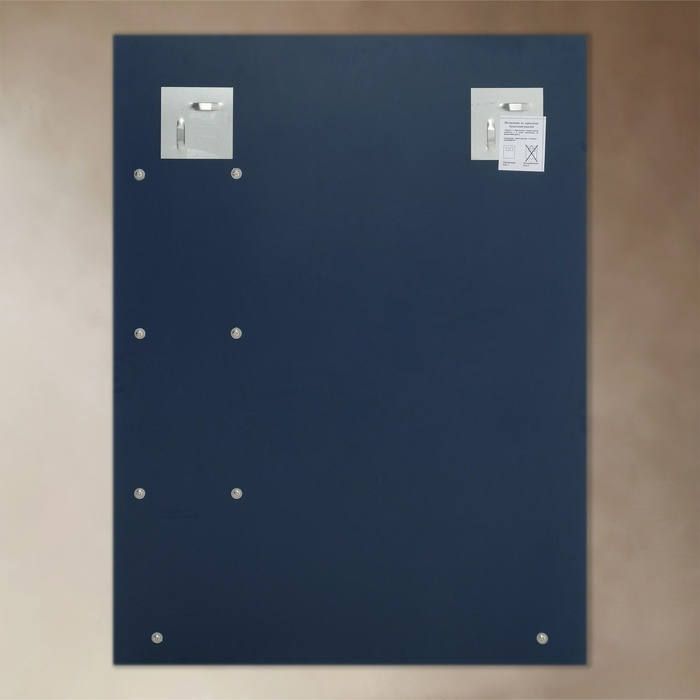 Зеркало, настенное, с пескоструйной графикой, с полочками, 60&times;80 см