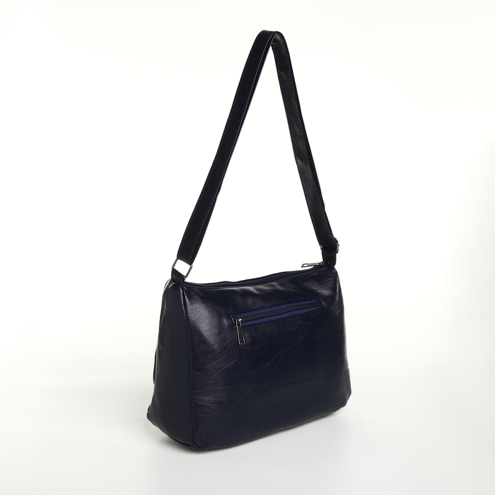 Сумка женская на молнии, цвет синий Сумка женская на молнии, цвет синий