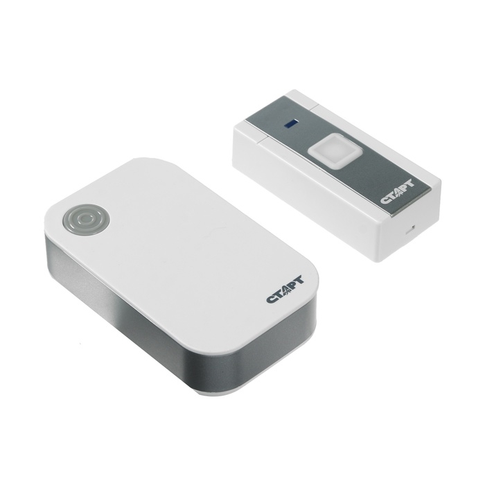 Звонок СТАРТ Б/З 009, беспроводной, 36 мелодий, 80 м, 3xAAА (не в комплекте) /1xA23, белый Звонок СТАРТ Б/З 009, беспроводной, 36 мелодий, 80 м, 3xAAА (не в комплекте) /1xA23, белый