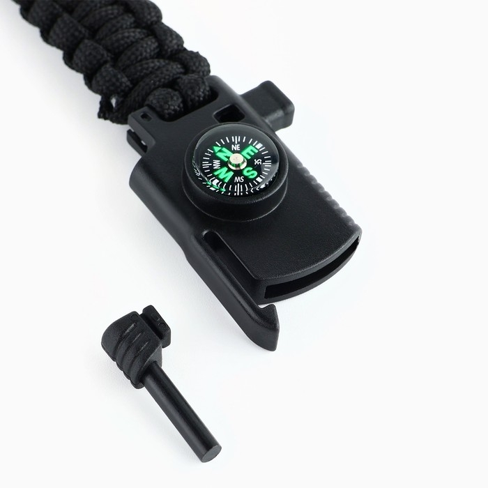 Браслет для выживания «100% мужику», 26 х 2,5 см.