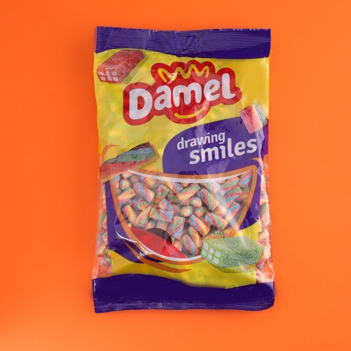 Мармелад жевательный DAMEL Жгутики мини в сахаре с начинкой ананас, 1 кг Мармелад жевательный DAMEL Жгутики мини в сахаре с начинкой ананас, 1 кг