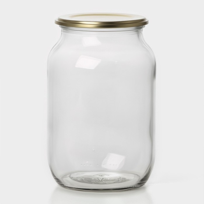 Набор стеклянных банок с крышкой Доляна, СКО-82 мм, 1 л, 12 штук Набор стеклянных банок с крышкой Доляна, СКО-82 мм, 1 л, 12 штук