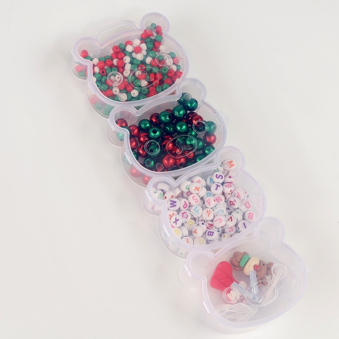 Набор для творчества «Новогоднее украшение из бусин», виды МИКС Набор для творчества «Новогоднее украшение из бусин», виды МИКС