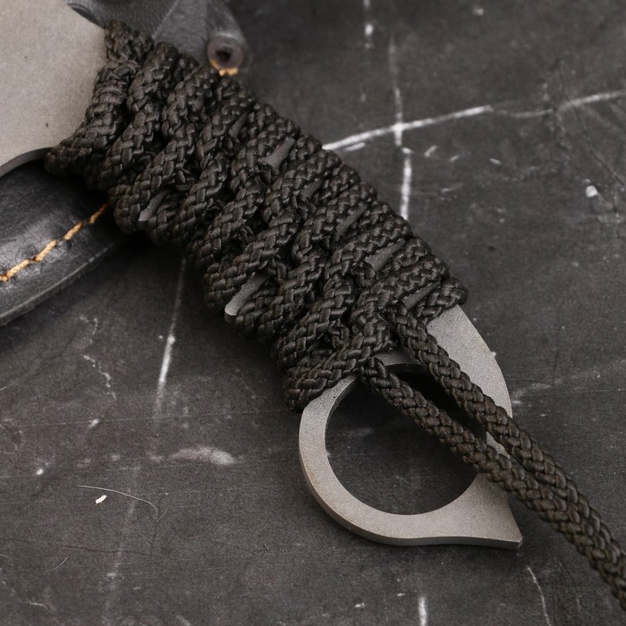 Нож - керамбит, кавказский, сталь - 65Х13, рукоять - паракорд Нож - керамбит, кавказский, сталь - 65Х13, рукоять - паракорд