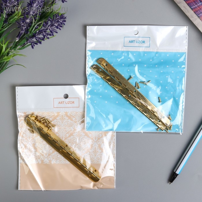 Петля карточная удлинённая для шкатулок металл угол открывания 180 град + гвозд. 10х1,5 см Петля карточная удлинённая для шкатулок металл угол открывания 180 град + гвозд. 10х1,5 см