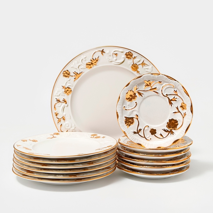 Наборы посуды чайный сервиз столовый фарфоровый «Соната» 22 предмета