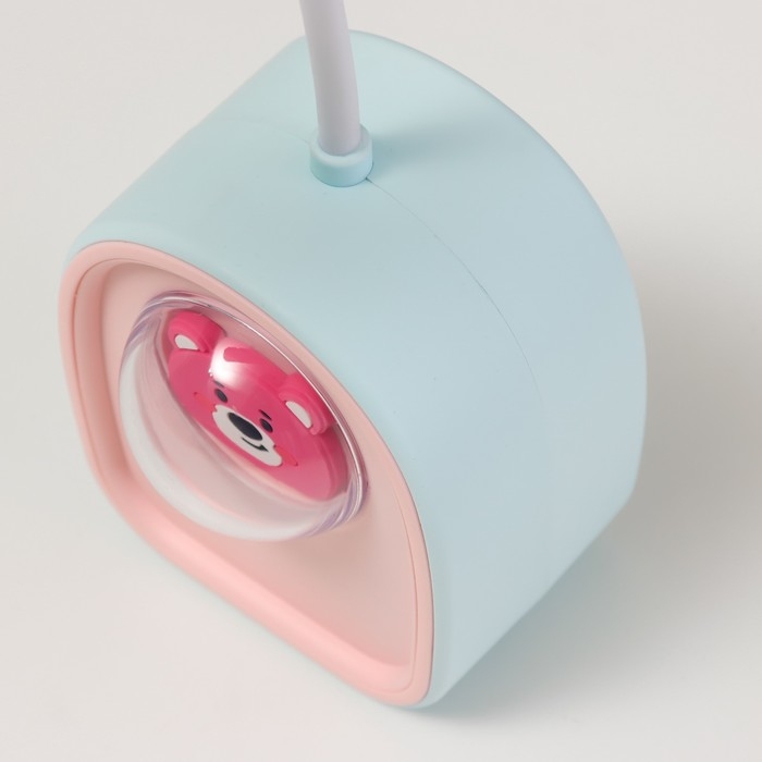 Ночник  Ночник "Кидс" LED 3Вт USB АКБ бело-голубой 7,5х5,3х20,5 см