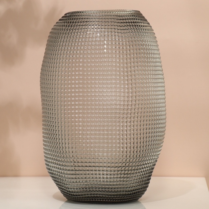 Ваза для цветов «Крокус» из прозрачного черного стекла 30 х 20 х 20 см Ваза для цветов «Крокус» из прозрачного черного стекла 30 х 20 х 20 см