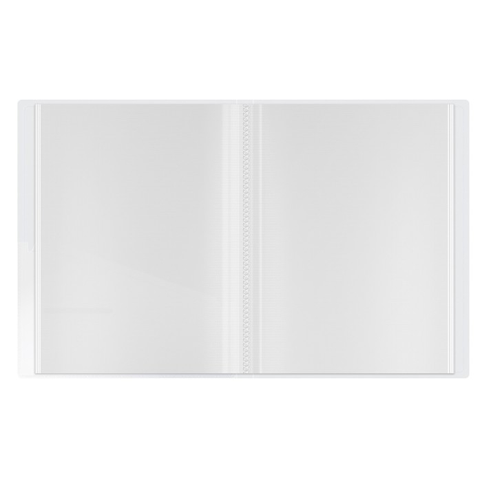 Папка с 20 вкладышами А4, 500 мкм, Calligrata, текстура Папка с 20 вкладышами А4, 500 мкм, Calligrata, текстура "песок", белая