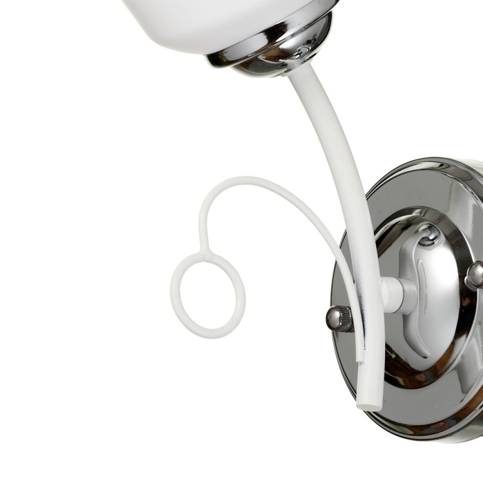 Бра 2452/1 E27 12Вт бело-хромовый