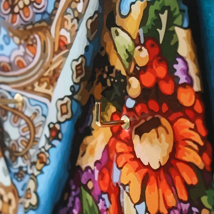 Ключница открытая Ключница открытая "Платок" 5 крючков, 23х32 см