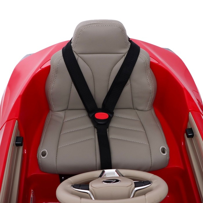 Электромобиль LEXUS LC500, EVA колёса, кожаное сидение, цвет красный Электромобиль LEXUS LC500, EVA колёса, кожаное сидение, цвет красный