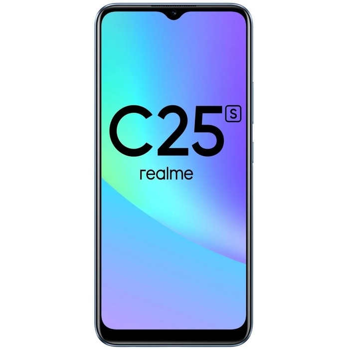 Смартфон Realme C25S, 6.5 Смартфон Realme C25S, 6.5", LCD, 2 sim, 4 Гб, 128 Гб, 48 Мп, 8 Мп, 6000 мАч, NFC, синий