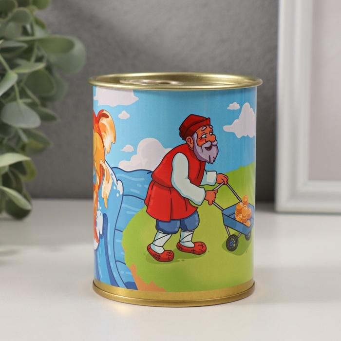 Копилка-банка металл Копилка-банка металл "Храните деньги в банке"