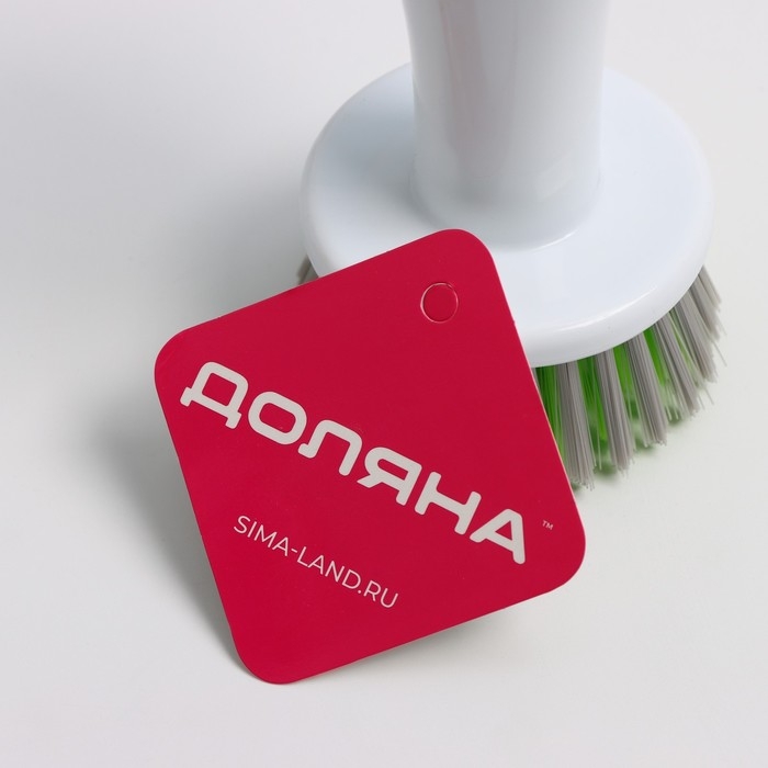 Щётка для посуды с высокой ручкой Доляна «Цилиндр», 7×13 см, цвет МИКС Щётка для посуды с высокой ручкой Доляна «Цилиндр», 7×13 см, цвет МИКС